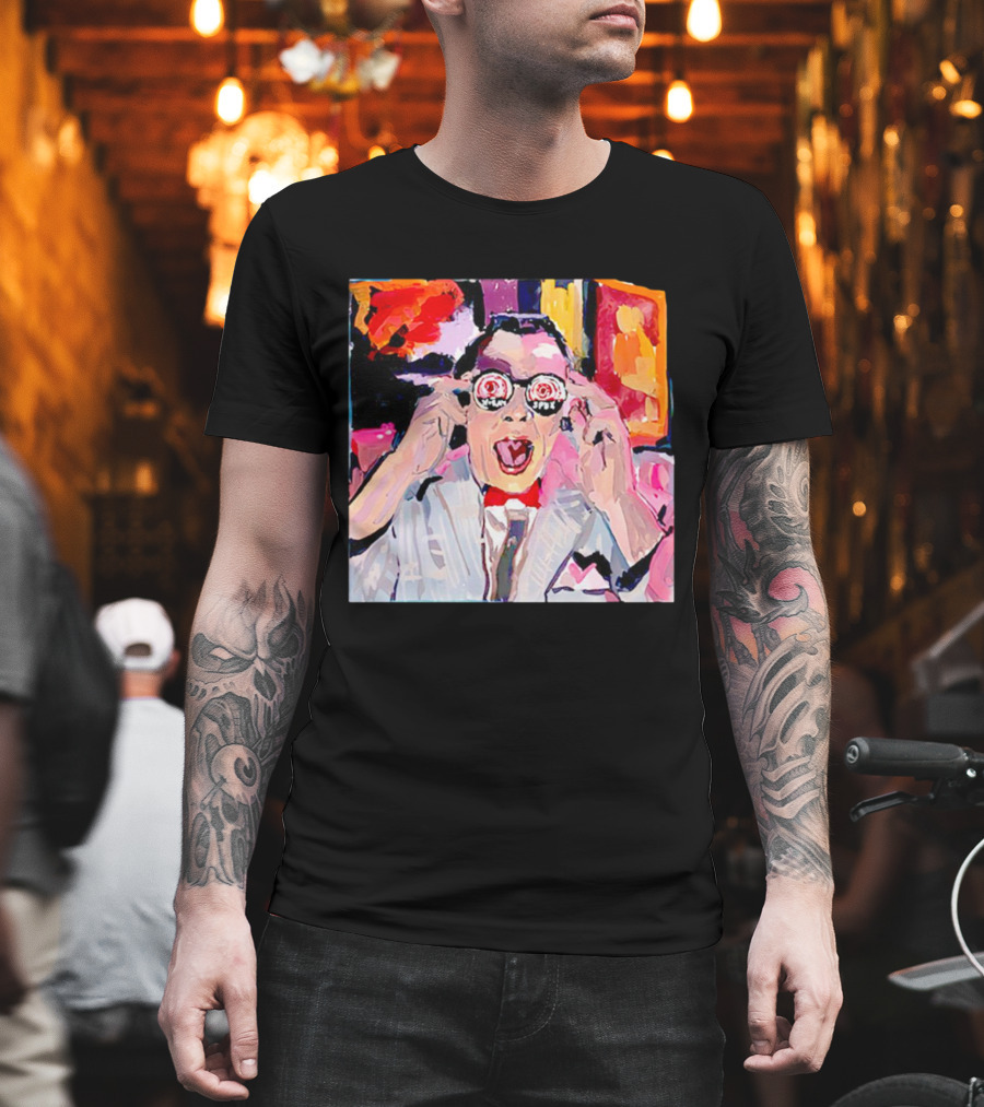 Pee Wee Herman 80s Jambi Playhouse Retro Glasses T-Shirt