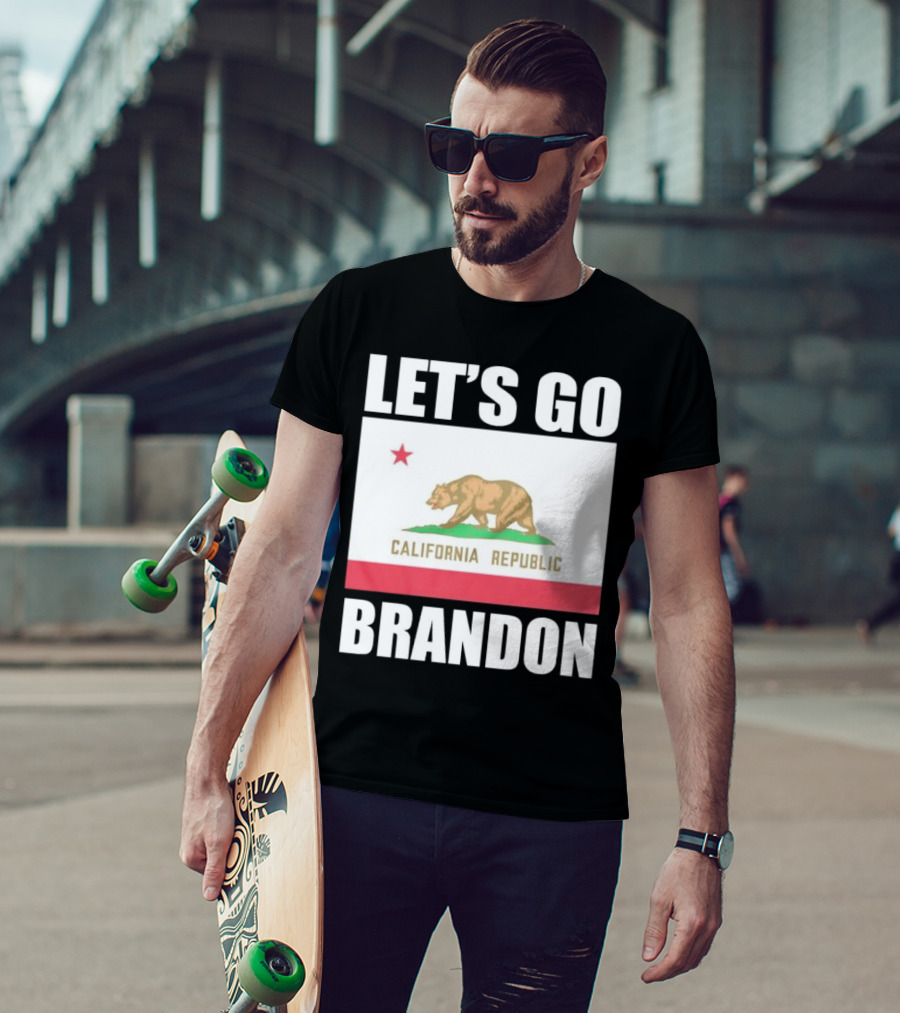 Let’s Go Brandon California Republic Flag T-Shirt