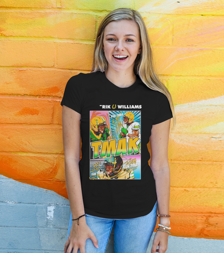 Tamerik Williams TMak Run Tmak North Dakota State Bison Football Comic T-Shirt