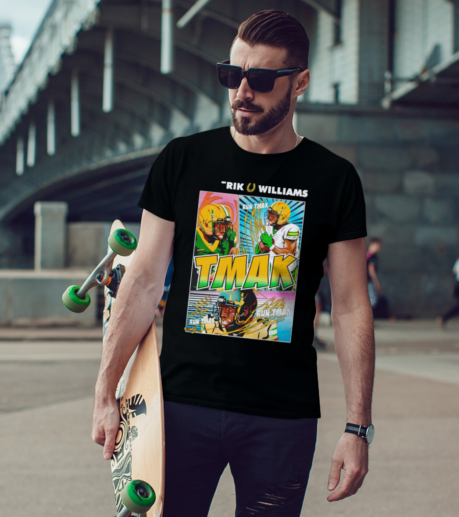 Tamerik Williams TMak Run Tmak North Dakota State Bison Football Comic T-Shirt