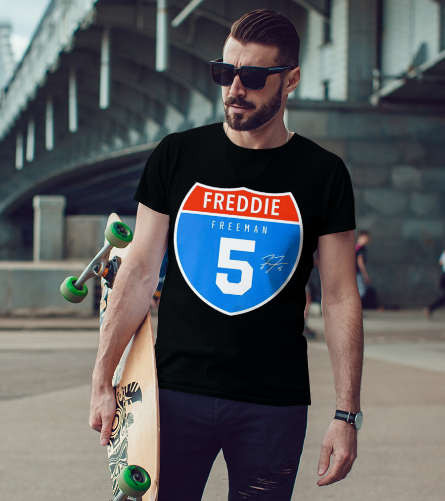 Freddie Freeman Interstate 5 Signature T-Shirt