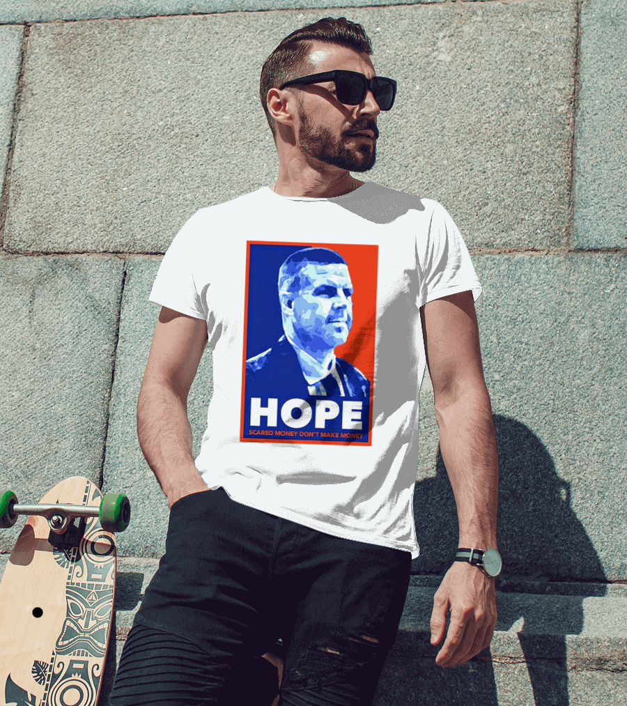 HOPE Billy Napier Scared Money Don't Make Money T-Shirt