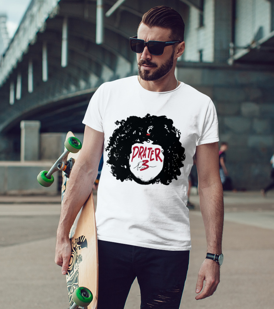 Prater 3 Hair Silhouette Cincinnati Bearcats Football T-Shirt