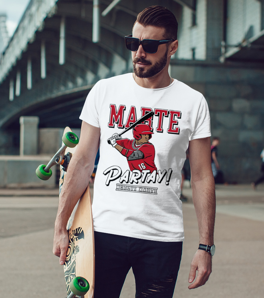 Marte Partay Noelvi Marte Cincinnati Reds Mlbpa T-Shirt