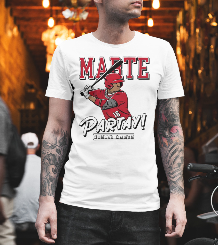Marte Partay Noelvi Marte Cincinnati Reds Mlbpa T-Shirt