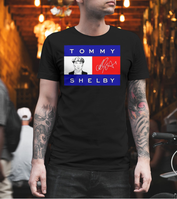Tommy Shelby Peaky Blinders Signature Iconic T-Shirt Tommy Shelby Peaky Blinders Signature Iconic T-Shirt