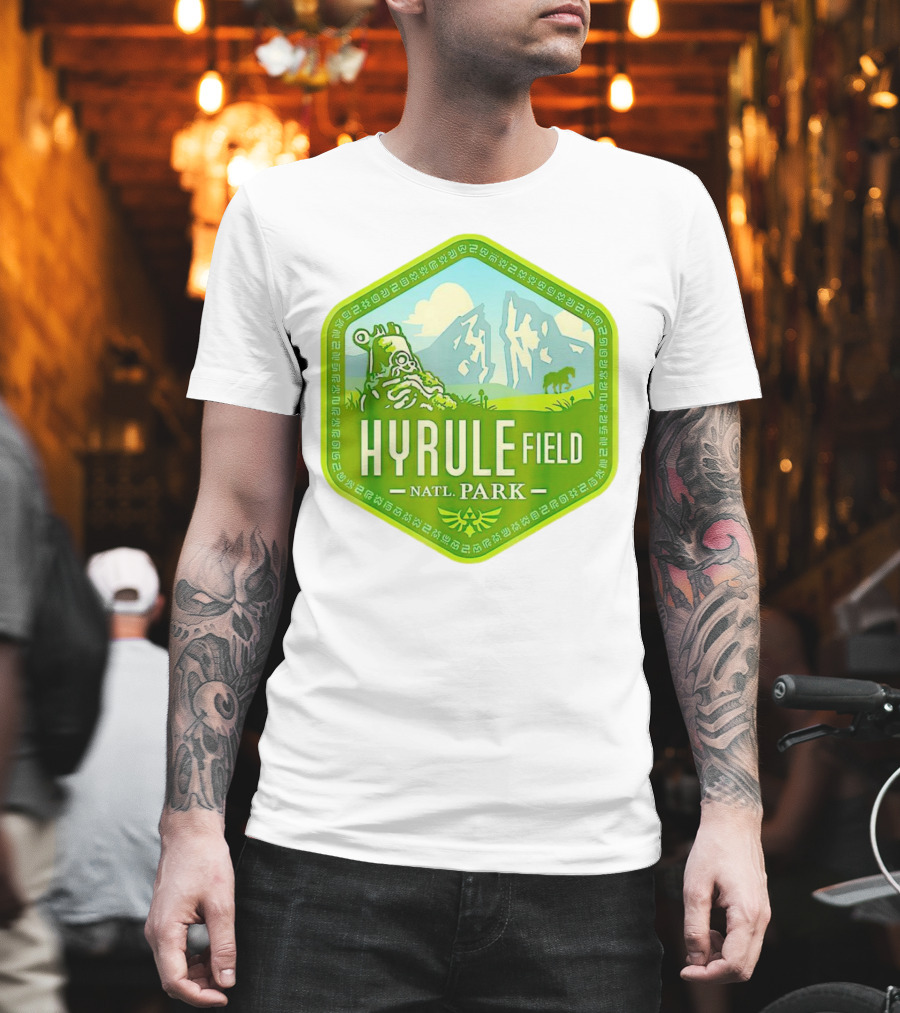 Hiking Wanderlust Hyrule Field National Park T-Shirt