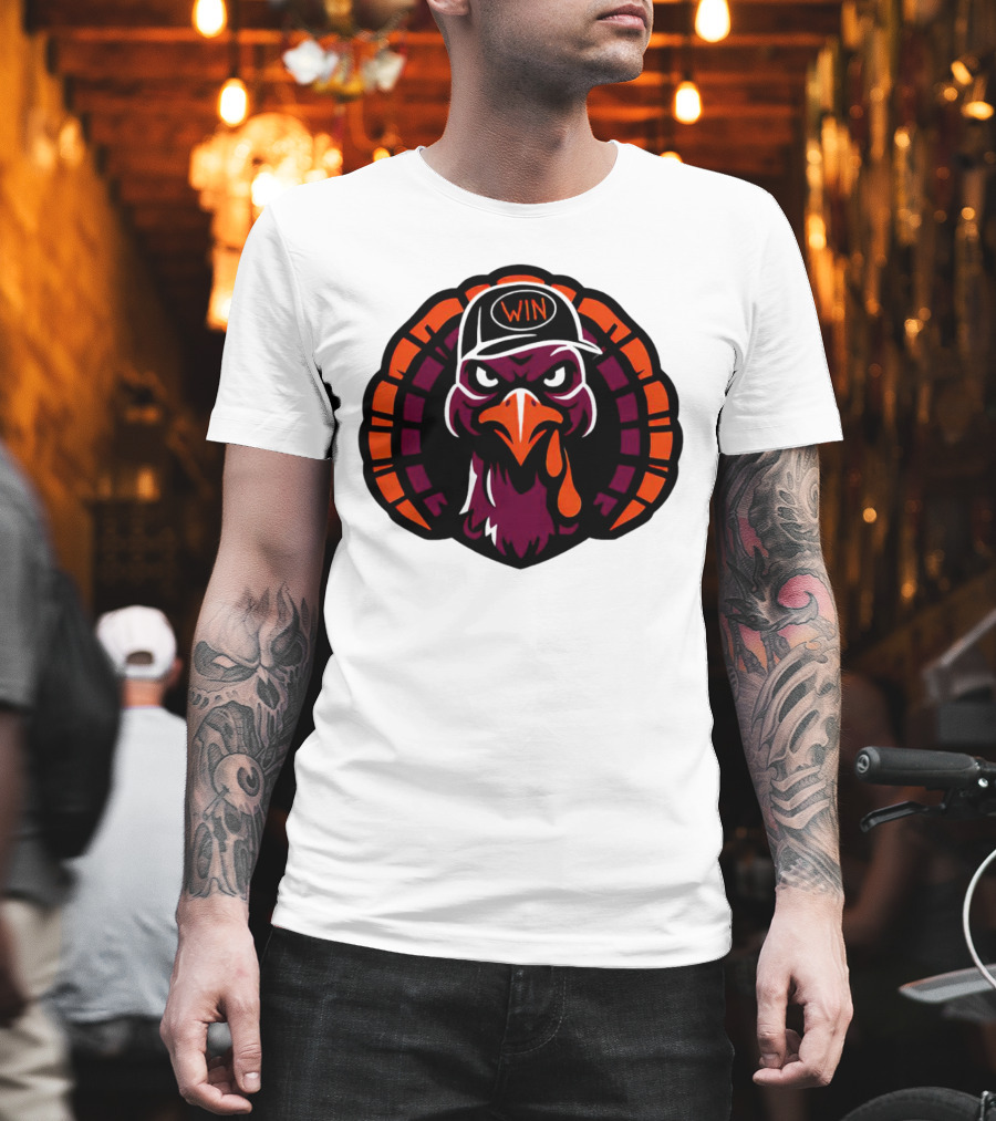 Virginia Tech Hokies Turkey WIN Hat T-Shirt