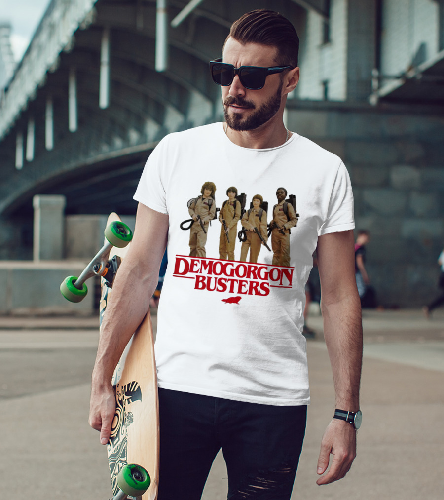 Cleveland Browns Stranger Things Demogorgon Busters Ghostbusters T-Shirt