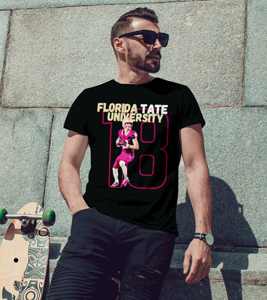 Florida Tate University Football 18 Hopkins Player Action T-Shirt