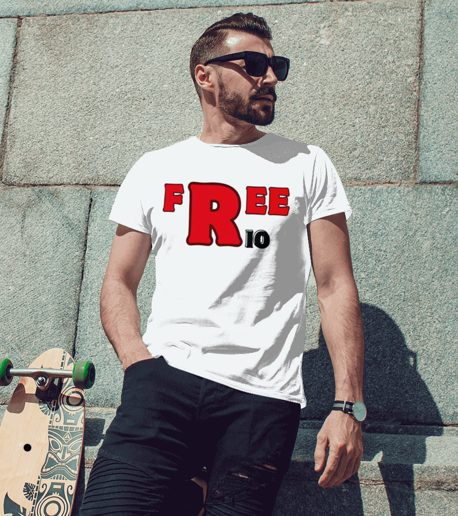 Peeta Mellark Free Rio Da Yung Rose Bold Red Letters T-Shirt