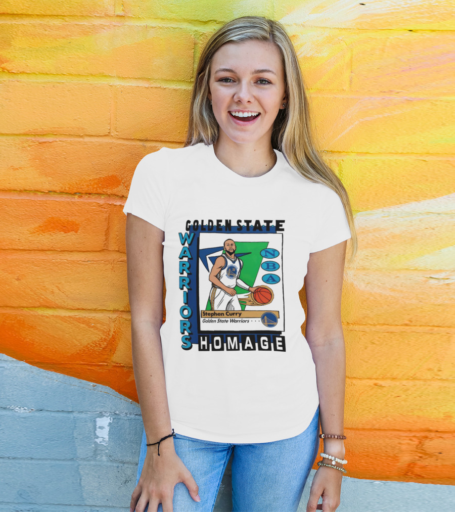 Golden State Warriors Stephen Curry NBA Homage T-Shirt
