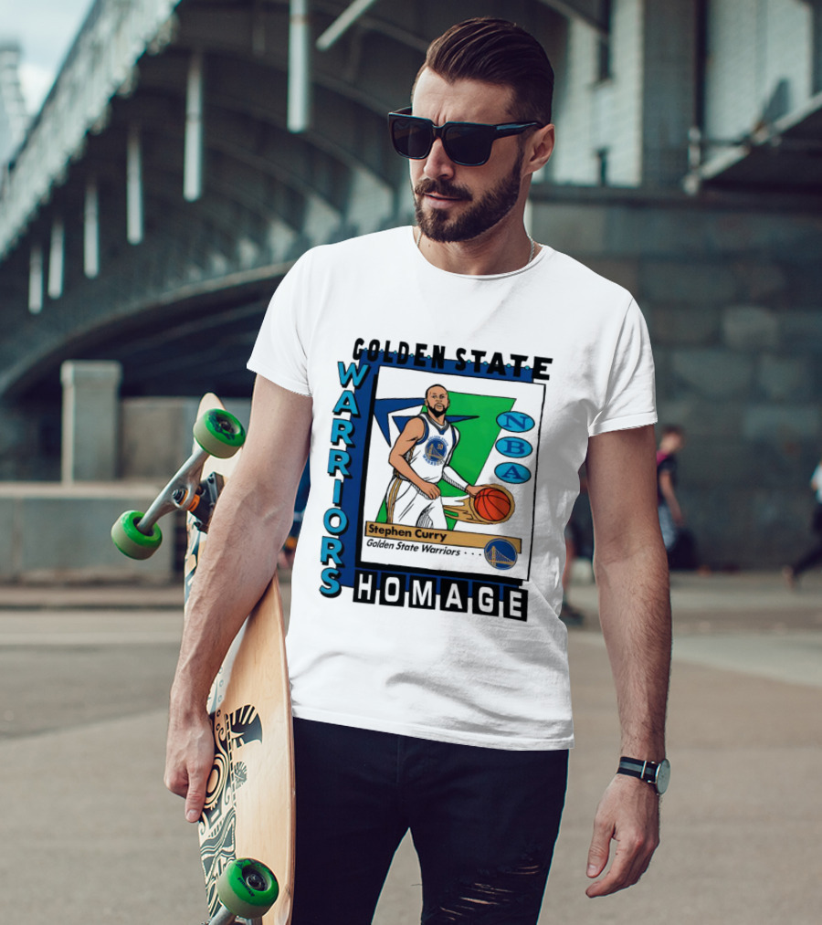 Golden State Warriors Stephen Curry NBA Homage T-Shirt