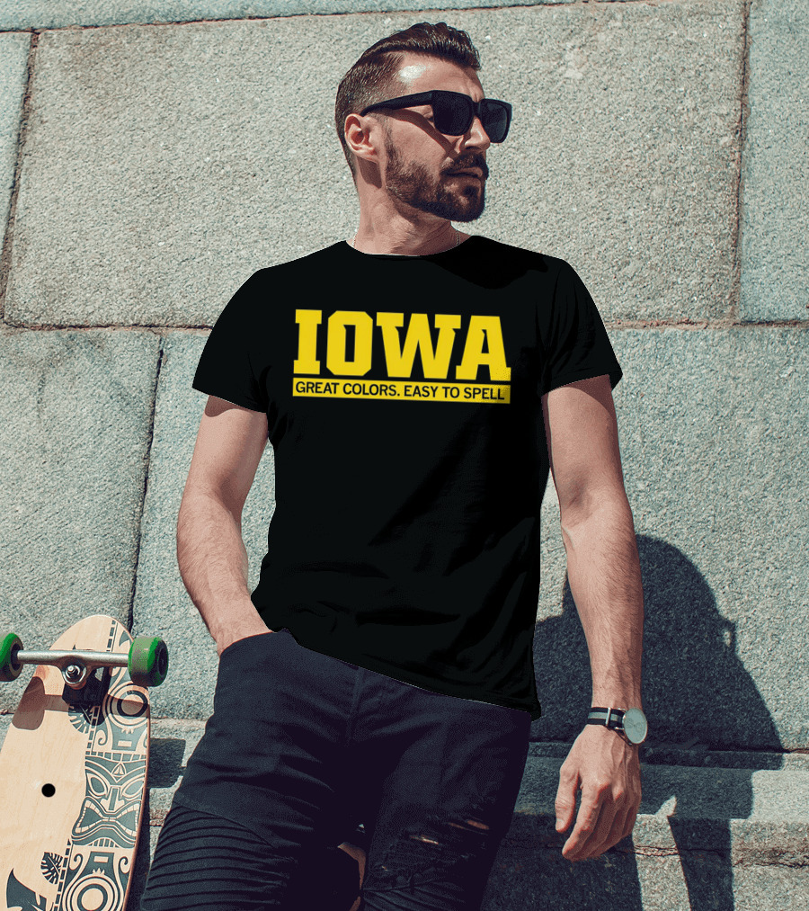 Iowa Great Colors Easy To Spell T-Shirt