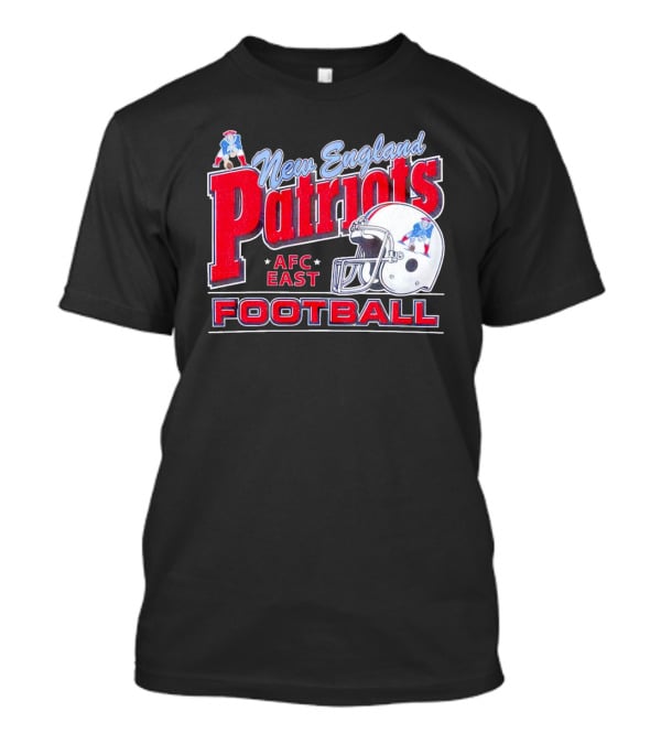 New England Patriots AFC East Football Helmet T-Shirt