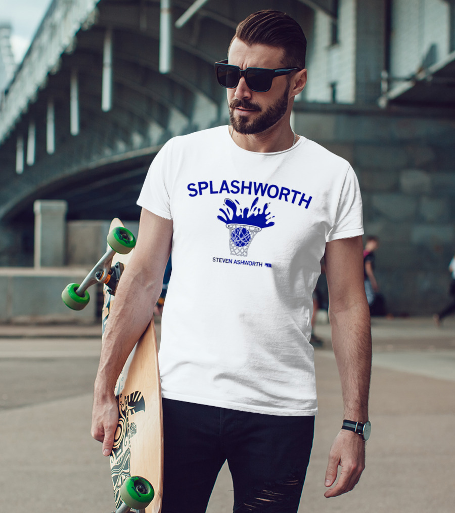 Splashworth Basketball Steven Ashworth Splash Dunk T-Shirt