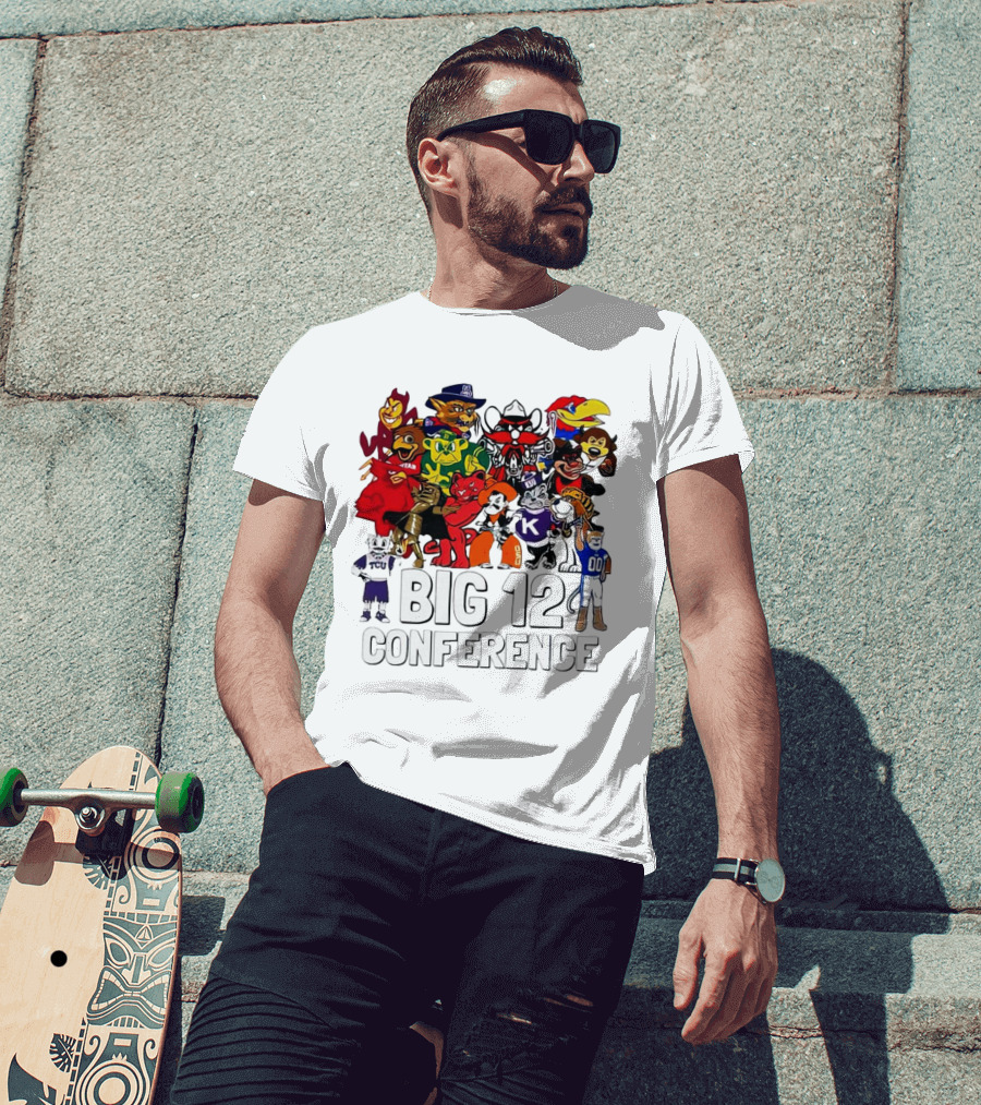 Big 12 Conference Football Mascots Collection T-Shirt