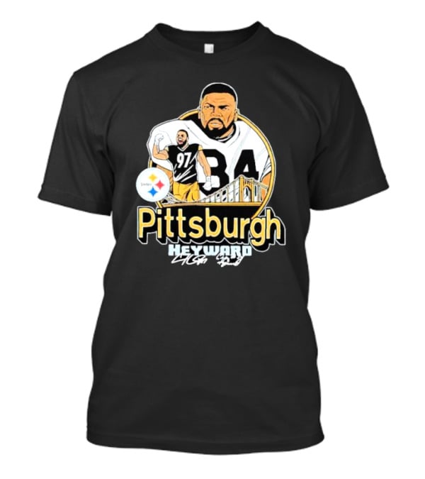 Pittsburgh Steelers Heyward 97 Ironhead Signature Bridge T-Shirt