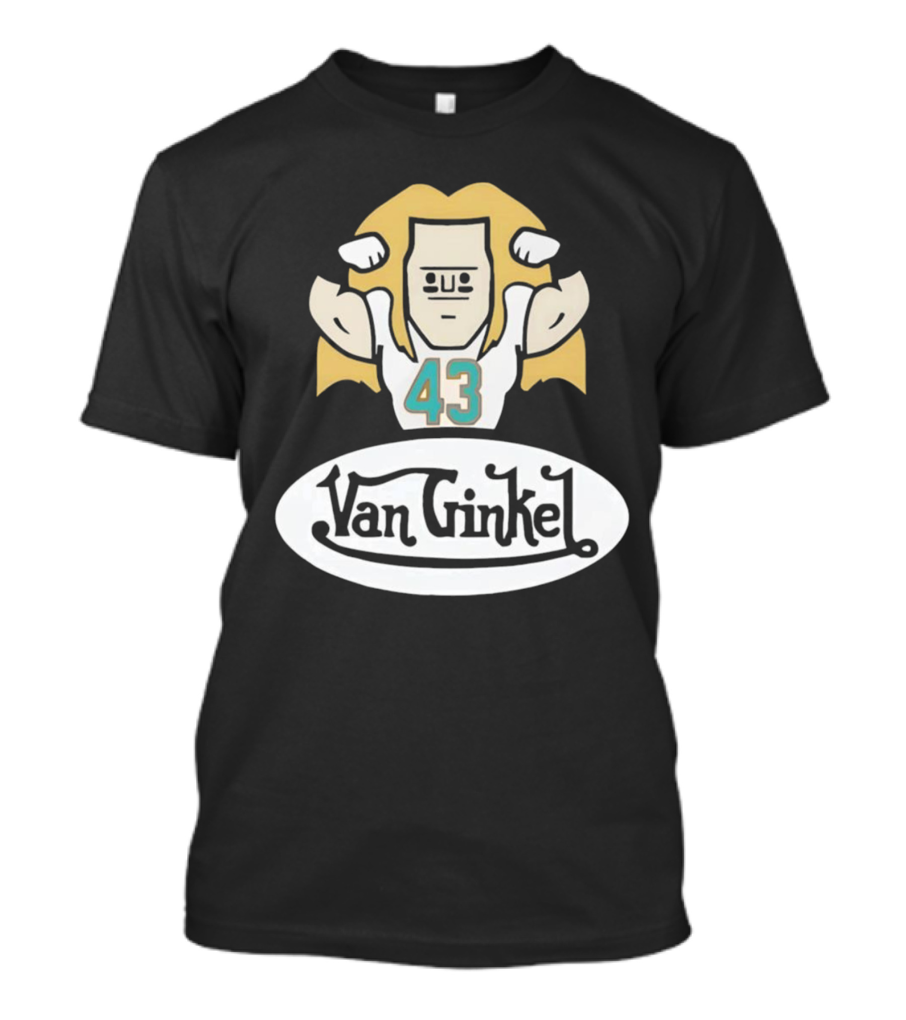 Van Ginkel 43 Cartoon Character With Muscles T-Shirt