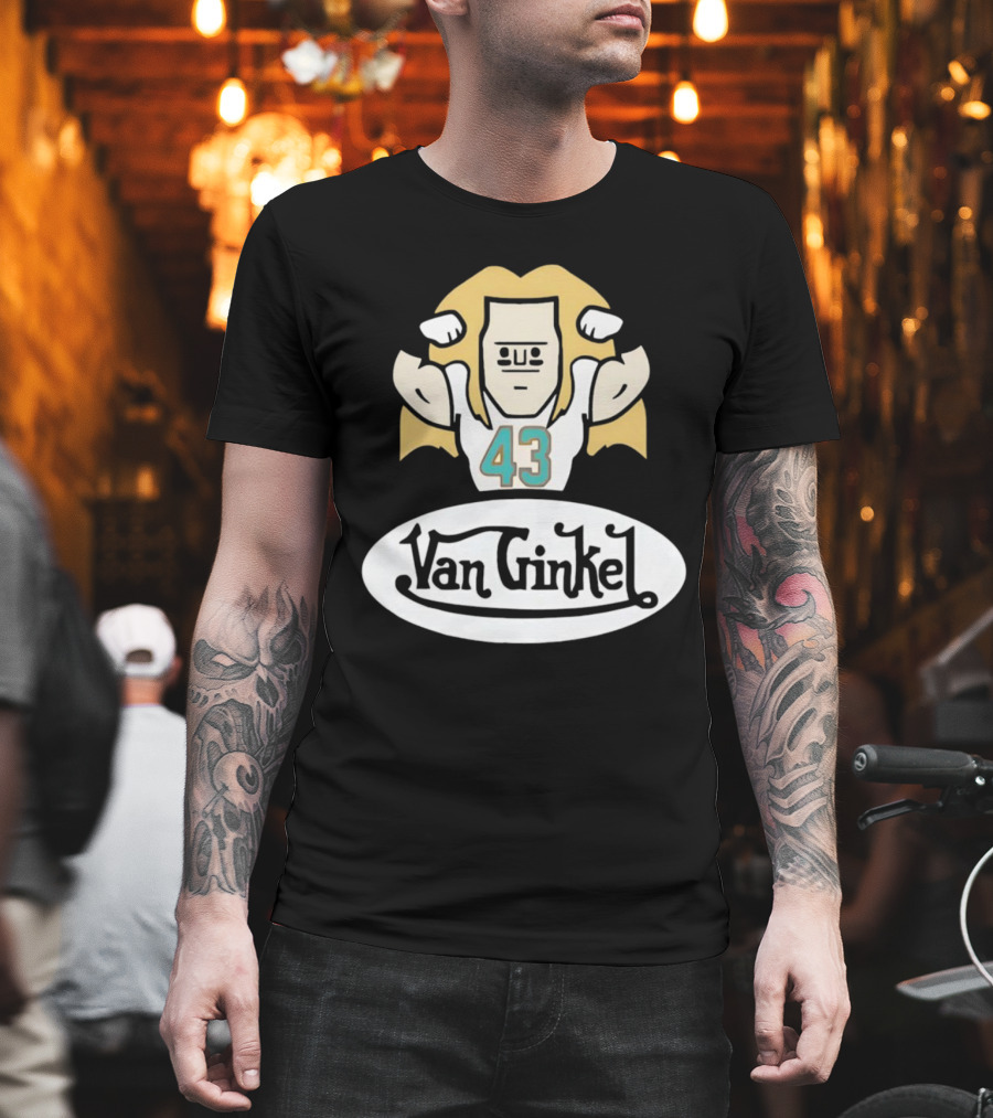 Van Ginkel 43 Cartoon Character With Muscles T-Shirt