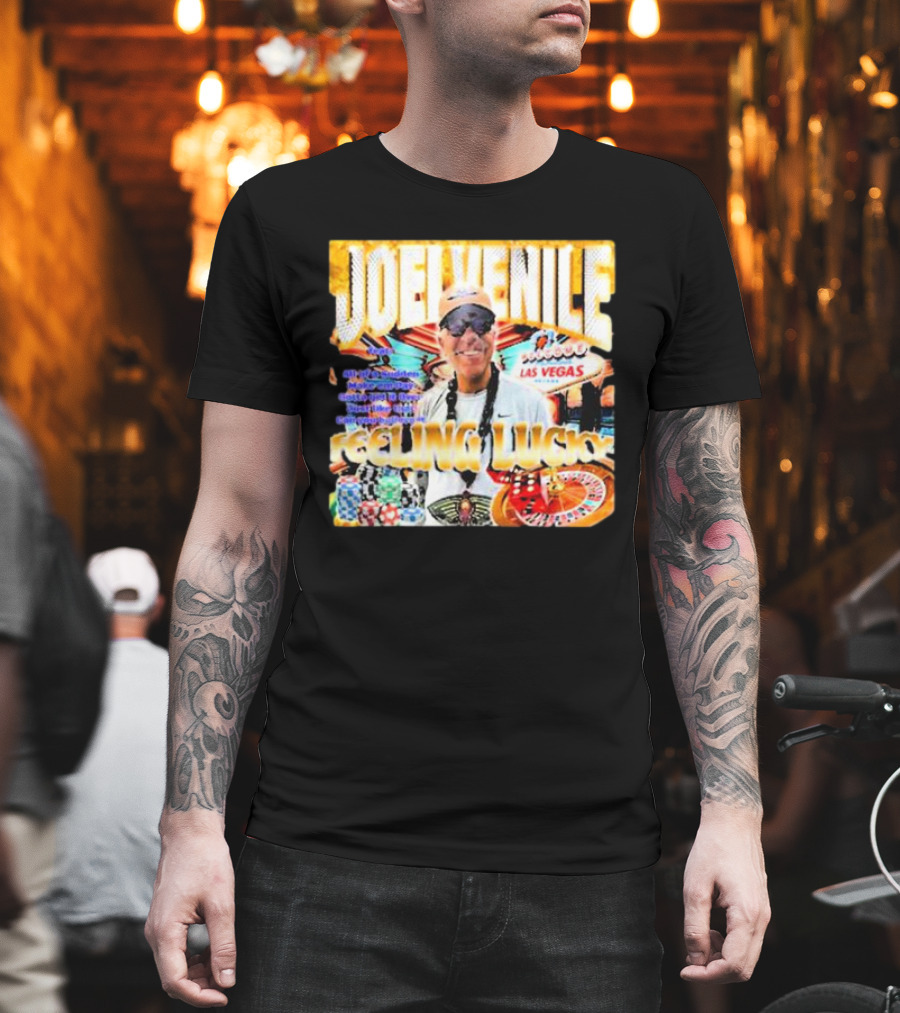 Joelvenile Feeling Lucky Las Vegas Casino Roulette T-Shirt