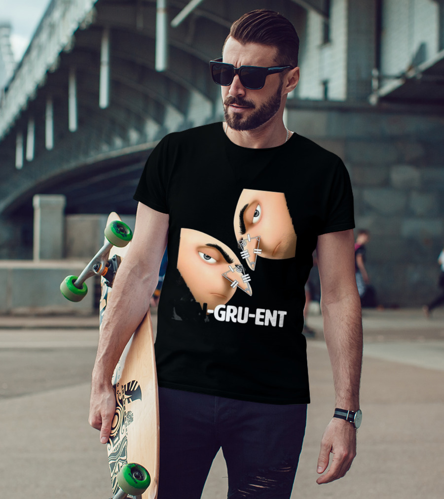 Felonious Gru CON-GRU-ENT Reflection Geometric Parallels T-Shirt