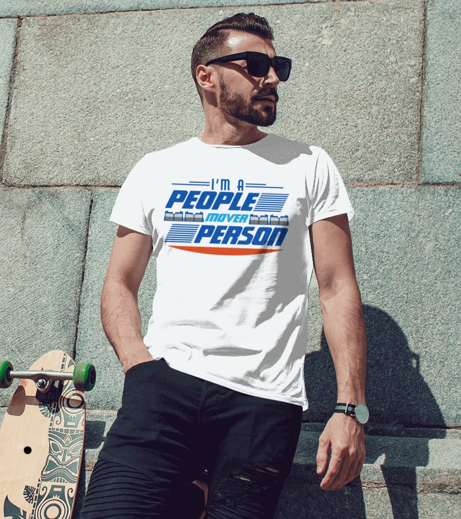 I'm A People Mover Person Retro Transit Inspired T-Shirt
