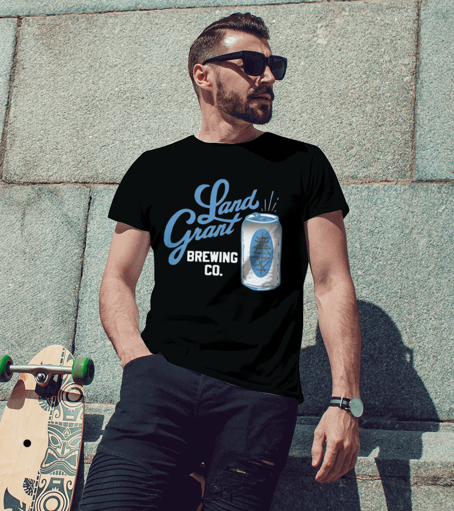 Land Grant Brewing Co Vintage Can T-Shirt