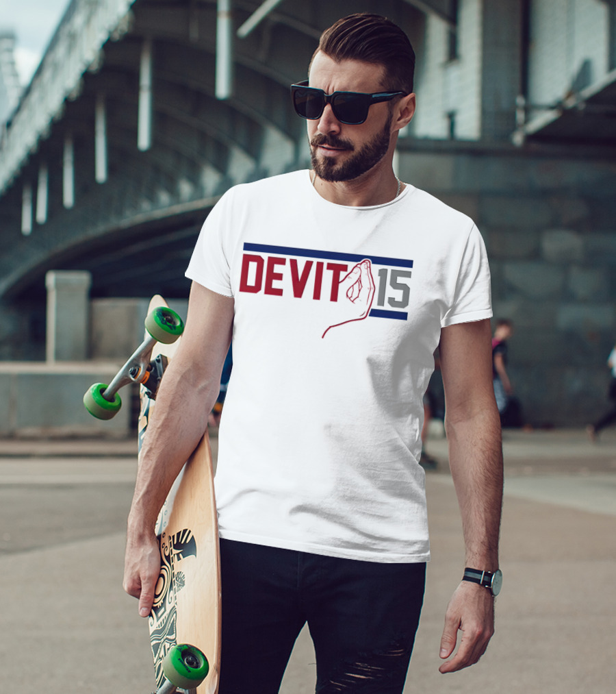 Giants Tommy DeVito Jersey Number 15 With Italian Hand Gesture T-Shirt