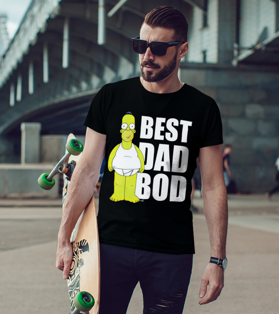 Homer Simpson Best Dad Bod The Simpsons T-Shirt