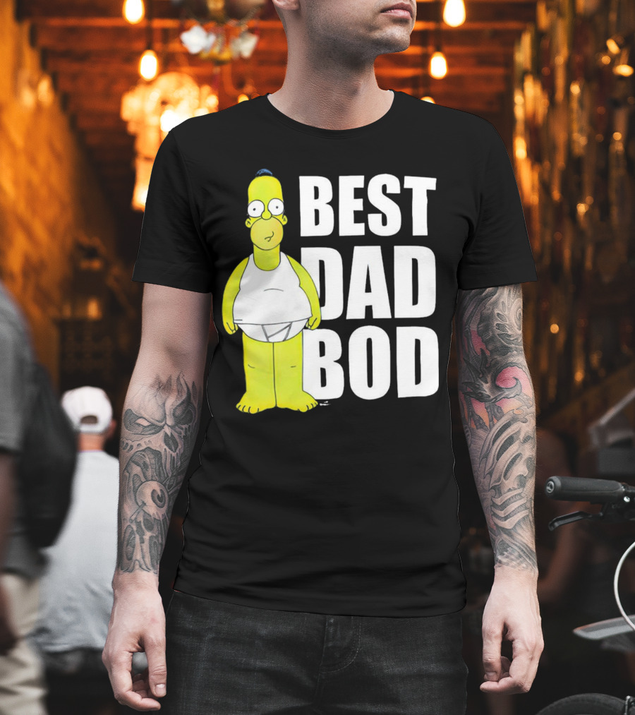 Homer Simpson Best Dad Bod The Simpsons T-Shirt