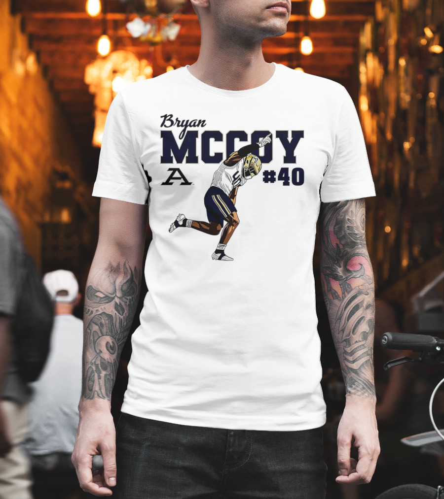 Bryan McCoy Akron Zips #40 NCAA Football T-Shirt