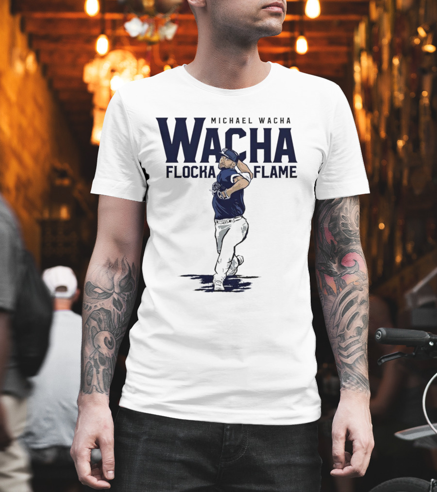 Michael Wacha Flocka Flame Pitching Baseball Kansas City Royals T-Shirt