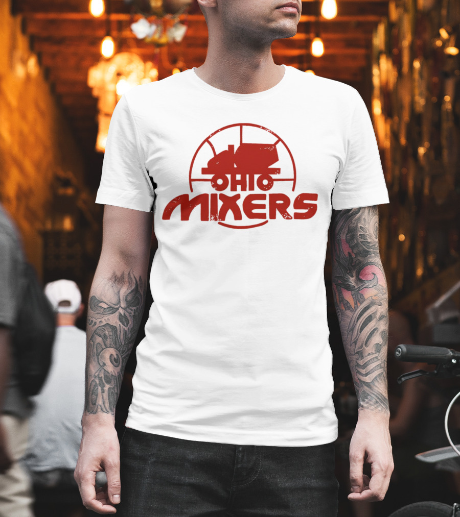 Ohio Mixers Basketball Concrete Truck T-Shirt