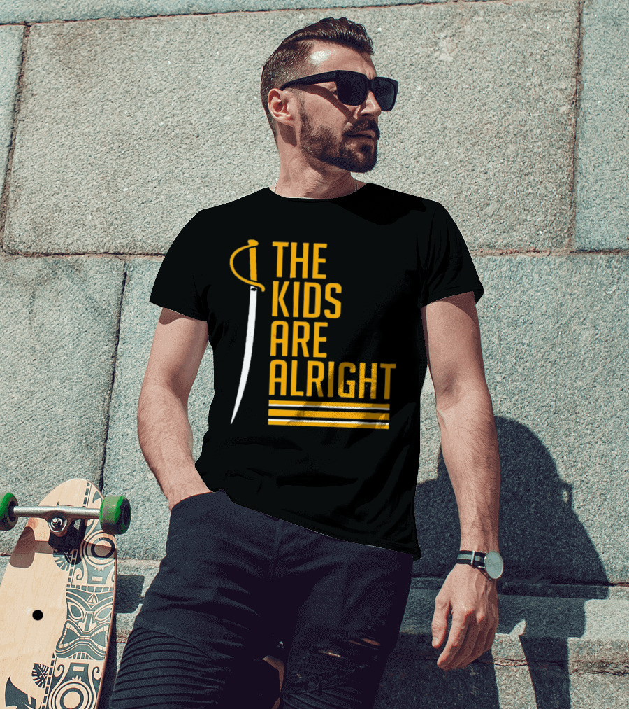 The Kids Are Alright Buffalo Sabres Sword And Stripe T-Shirt