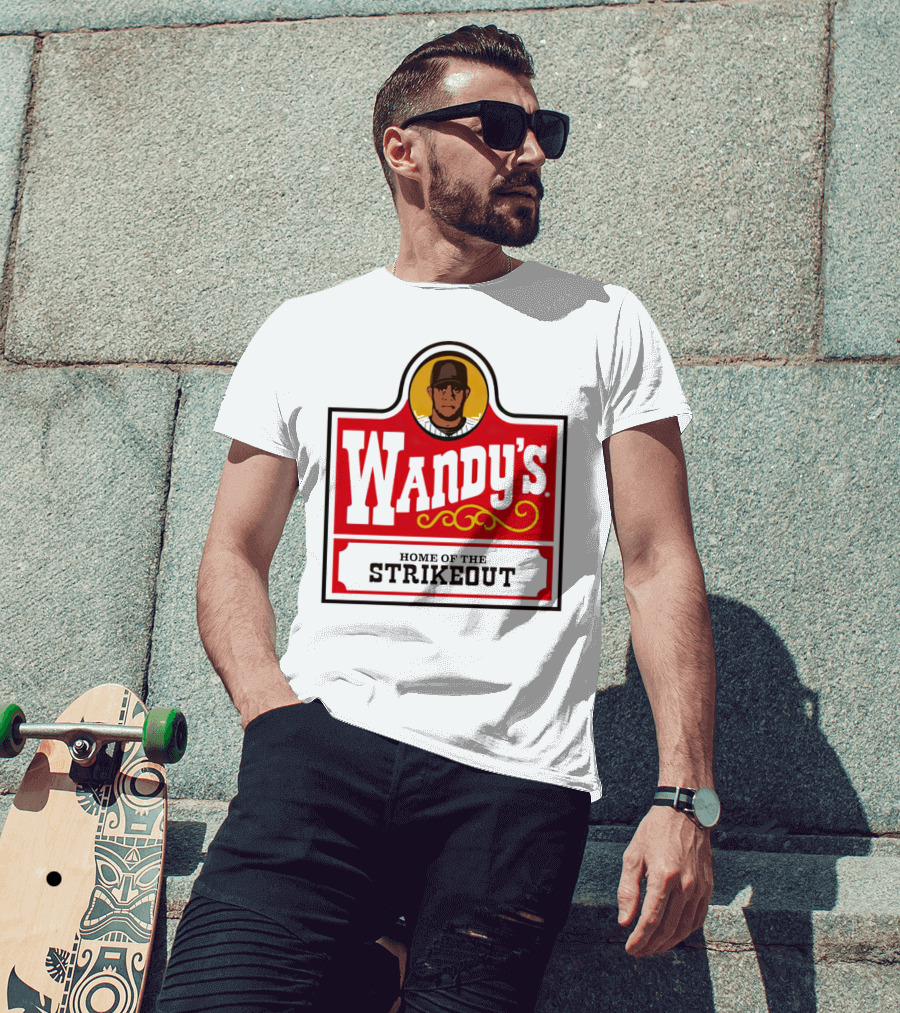 Wandy’s Home Of The Strikeout New York Baseball Classic Pitcher T-Shirt