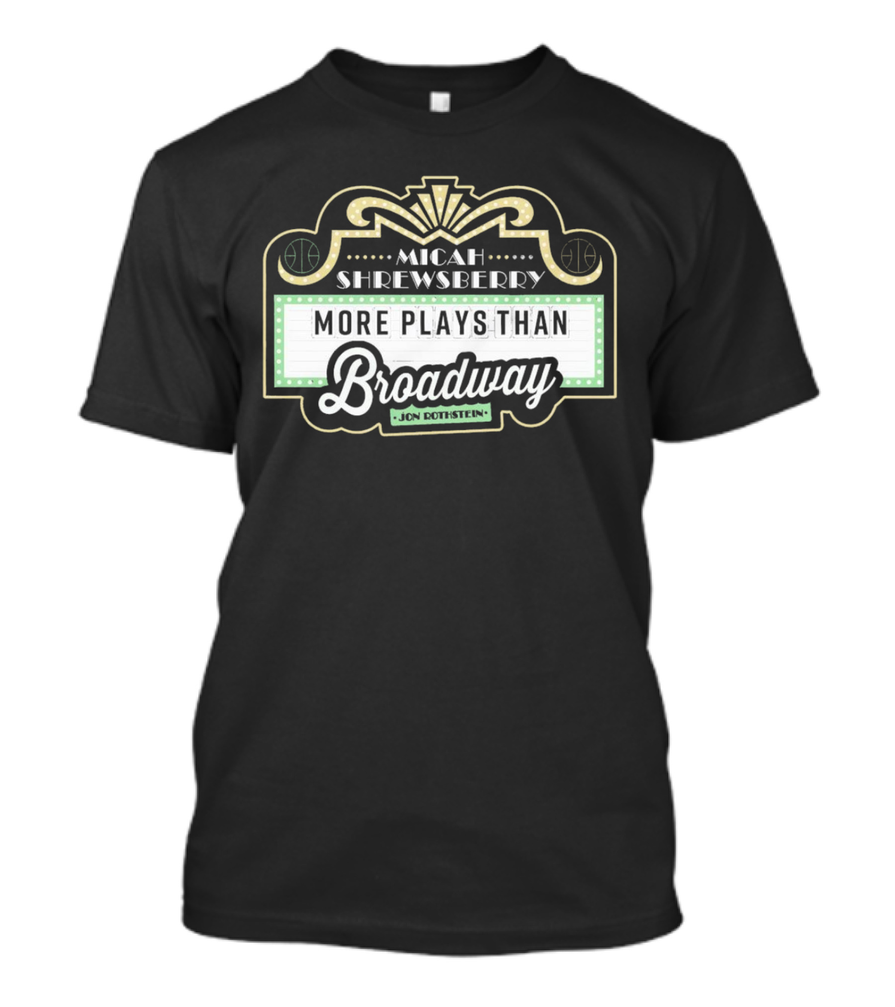 Micah Shrewsberry More Plays Than Broadway Jon Rothstein T-Shirt