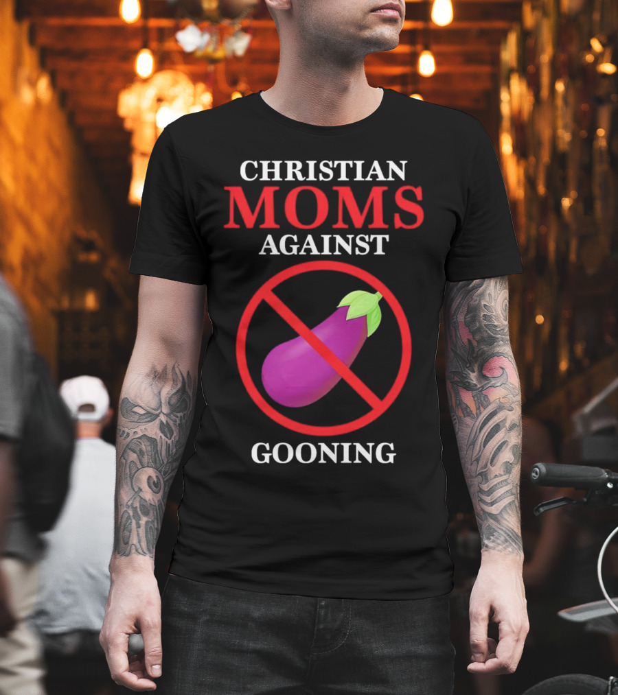 Christian Moms Against Gooning Emoji T-Shirt