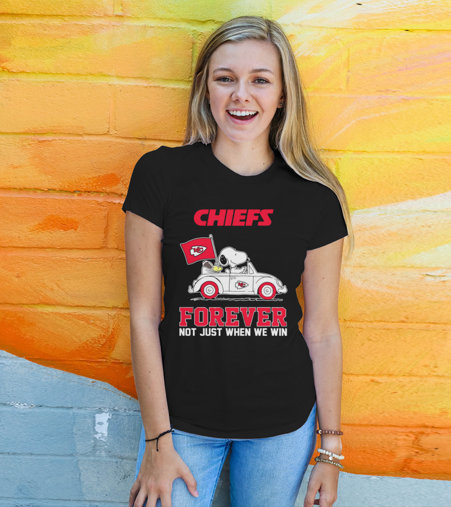 Chiefs Snoopy Forever Not Just When We Win T-Shirt