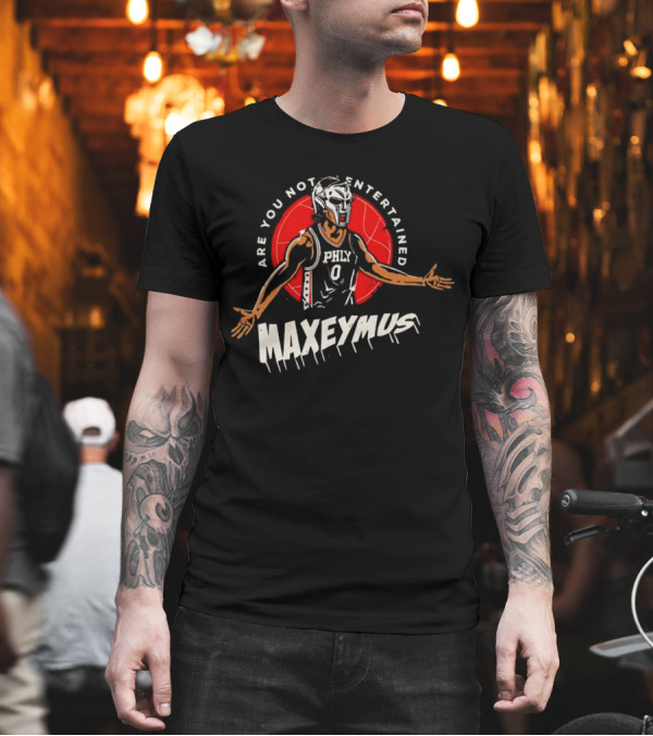 Maxeymus Are You Not Entertained Phly Basketball Gladiator T-Shirt Maxeymus Are You Not Entertained Phly Basketball Gladiator T-Shirt