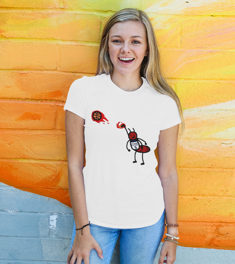 Anthony Edwards Minnesota Timberwolves Fire Ant Basketball T-Shirt