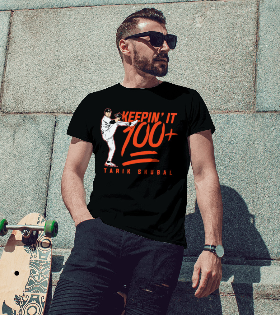 Tarik Skubal Keepin’ It 100+ Pitcher Pose T-Shirt