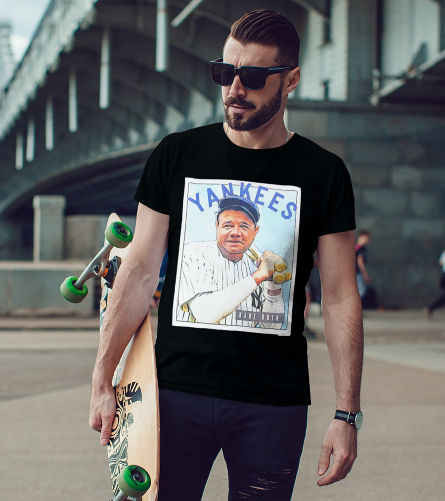 YANKEES Babe Ruth Baseball T-Shirt