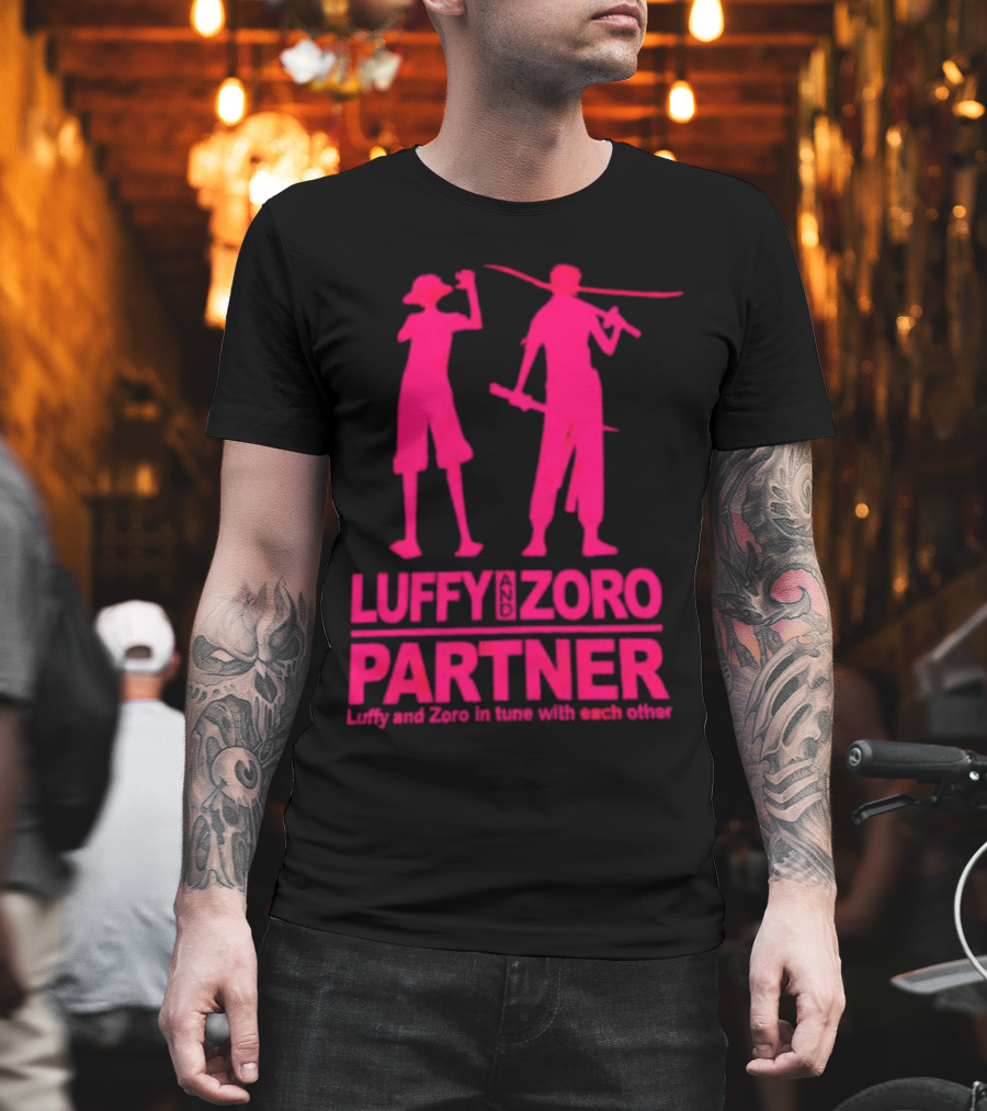 Luffy And Zoro Partner In Tune With Each Other T-Shirt
