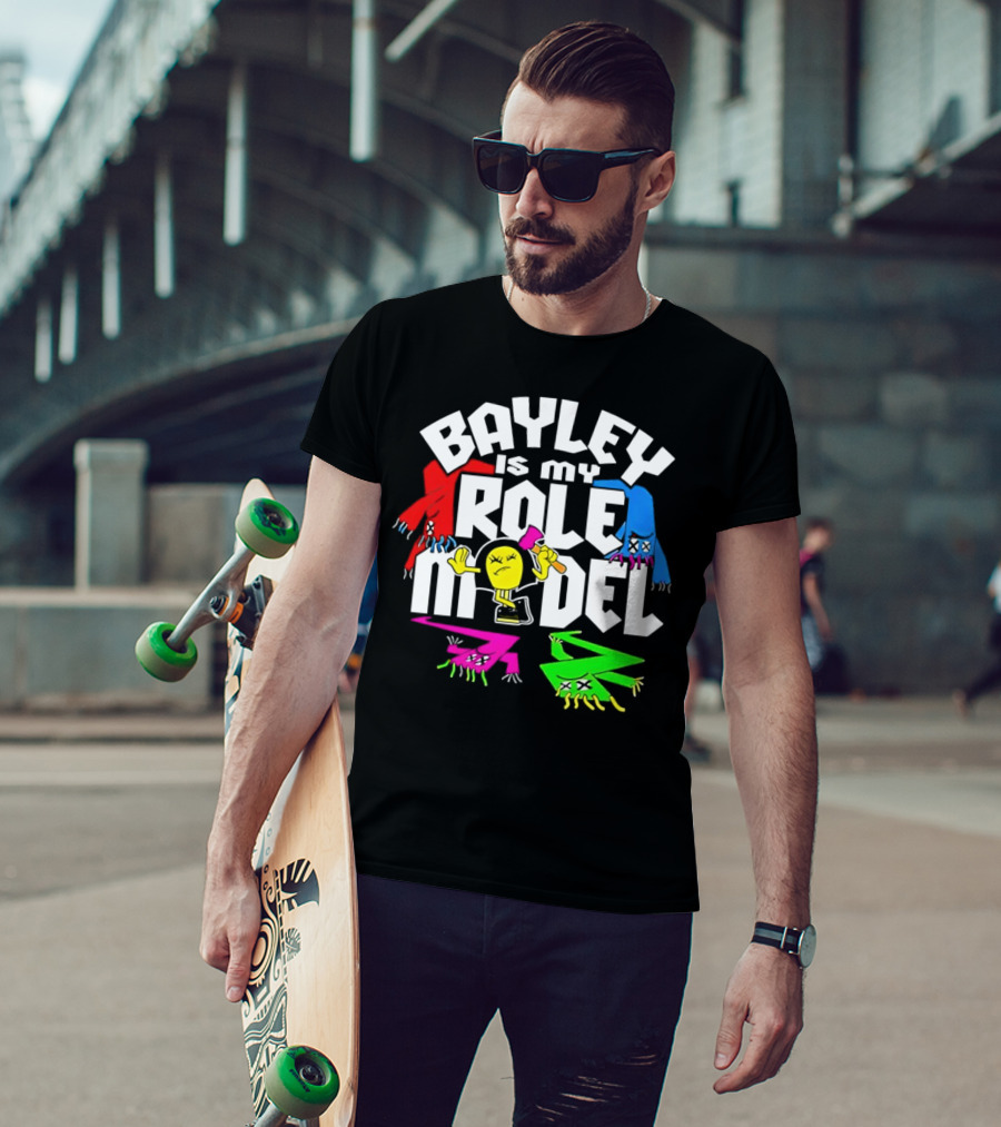 Bayley Is My Role Model Wacky Inflatable Tube Men T-Shirt