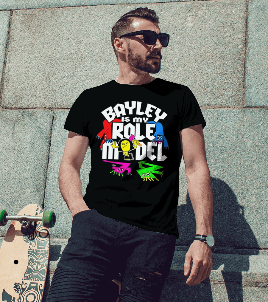 Bayley Is My Role Model Wacky Inflatable Tube Men T-Shirt
