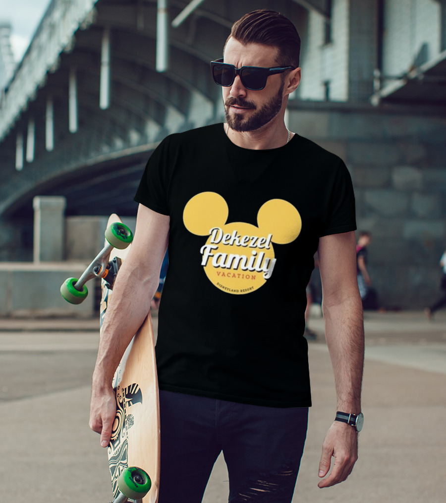 Dekezel Family Disneyland Resort Vacation Mickey Mouse T-Shirt