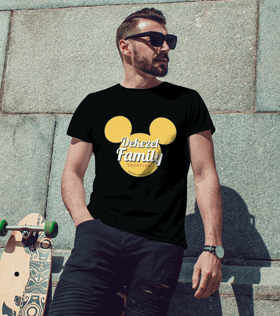 Dekezel Family Disneyland Resort Vacation Mickey Mouse T-Shirt