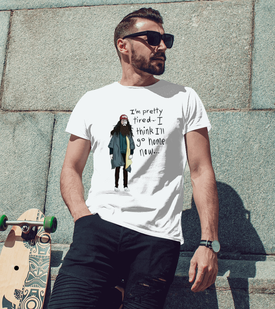 I'm Pretty Tired I Think I'll Go Home Now Vintage Movie Forest Run T-Shirt