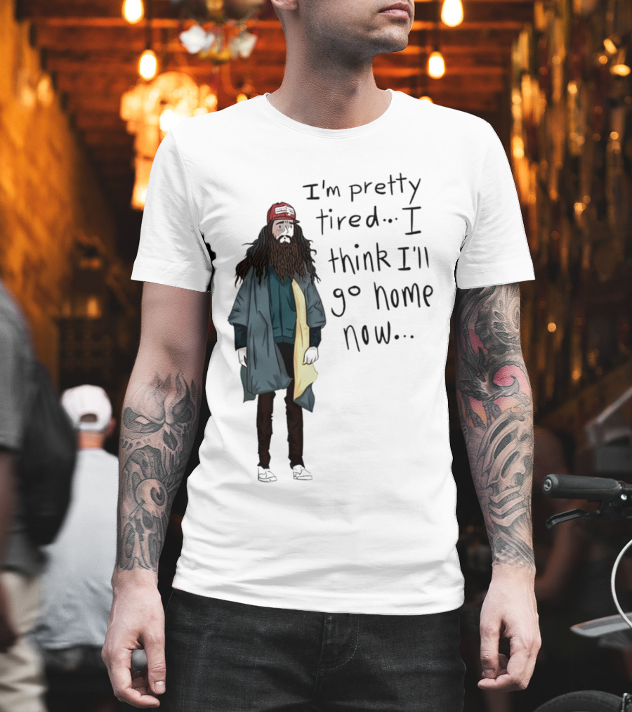 I'm Pretty Tired I Think I'll Go Home Now Vintage Movie Forest Run T-Shirt
